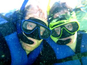 Smiling for the camera