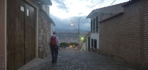 Heading back at dusk