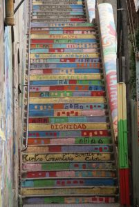 Painted steps Valparaiso