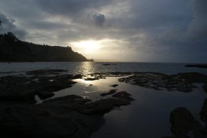 1st random diversion in the van took us to a moody sunset