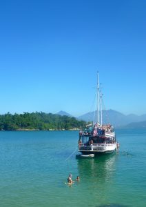 Our boat! Paraty Brazil