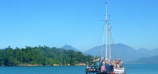 Our boat! Paraty Brazil