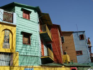 Bright colours in Boca Buenos Aires