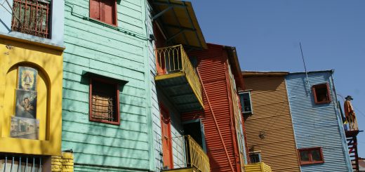 Bright colours in Boca Buenos Aires
