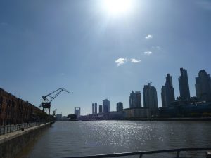 The modern docks Buenos Aires