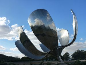 This giant flower opens and closes for the sun each day. Buenos Aires