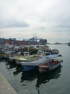 Boats in Valparaiso