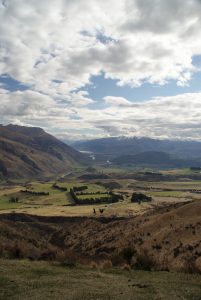 Valley view around Queenstown