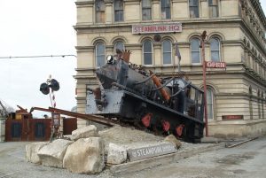 Old trains at Oamaru