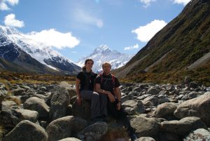 On our way to a glacier