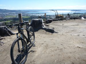View from the highest bike track