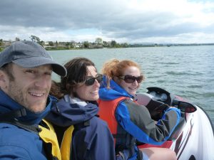 Captain Amanda on the jet ski