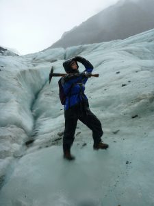 As we know, Soph is an ice-axe expert