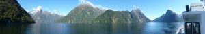 View from Milford boat