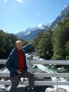 Olly spotted a mountain