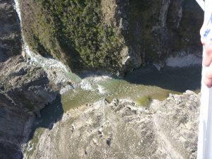 View from the ledge, 134m up from the valley floor