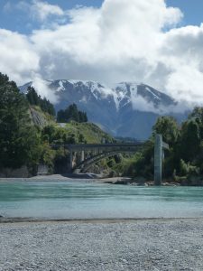 Mt Hutt ski field in the background