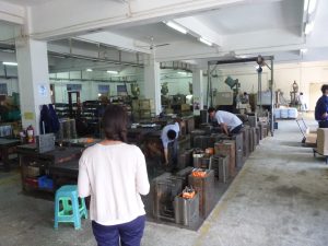 We visited around a dozen factories China