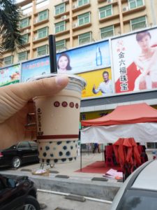 Popular Taiwanese jelly ball drinks were everywhere! China