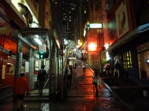 street escalator Hong Kond