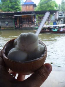 Weak spot of Olly's; baby coconut ice cream Bangkok