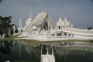 This is the first of nine temples to be completed Wat Rong Thailand
