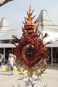 Thousands of prayers Wat Rong Thailand