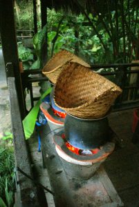 Steaming baskets