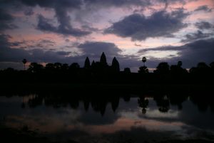 The majestic Angkor Wat at sunset Cambodia