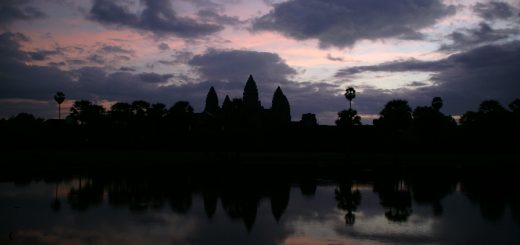 The majestic Angkor Wat at sunset Cambodia