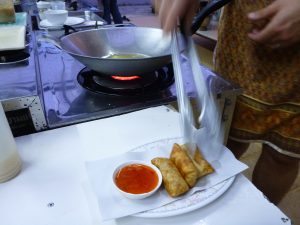 Addictive spring rolls Thai cookery