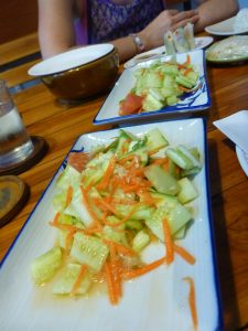 Thai cucumber salads
