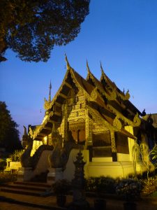 Wat Chediluang at sunset, Chiang Mai