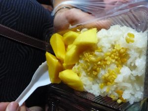 Street food dessert, Mango sticky rice, Chiang Mai