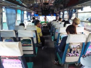 Public Bus Chiang Rai to border Thailand