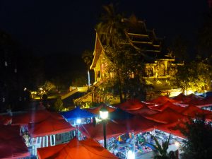 Night market by the Palace Luang Prabang