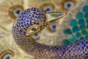 Coloured Glass peacock, Udaipur