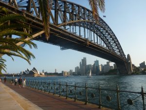 Sydney Harbour view from Luna Park