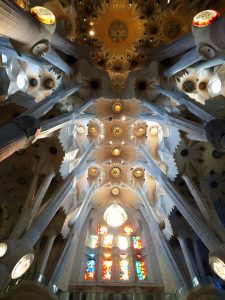 Sagrada Familia ceiling