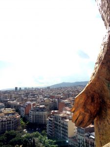 Sagrada Familia view of the city