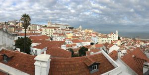 Alfama rooftops Lisbon