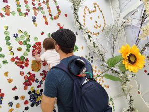 Inside the sticker tent Wilderness